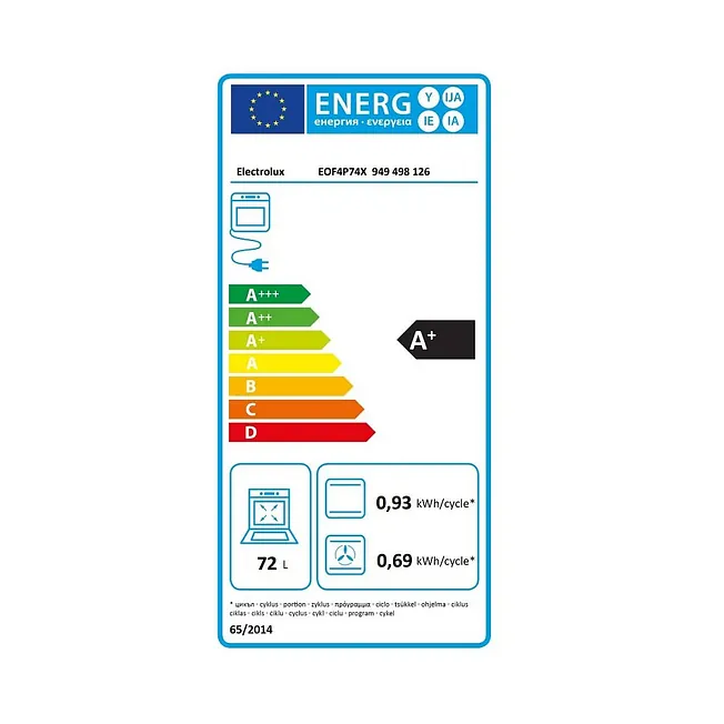 HORNO ELECTROLUX EOF4P74X