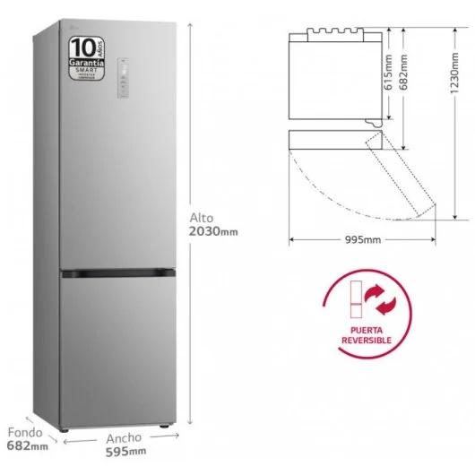 FRIGORIFICO LG GBV3210DPY