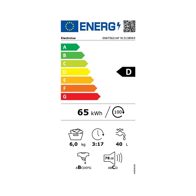 LAVADORA ELECTROLUX EN6T5621AF