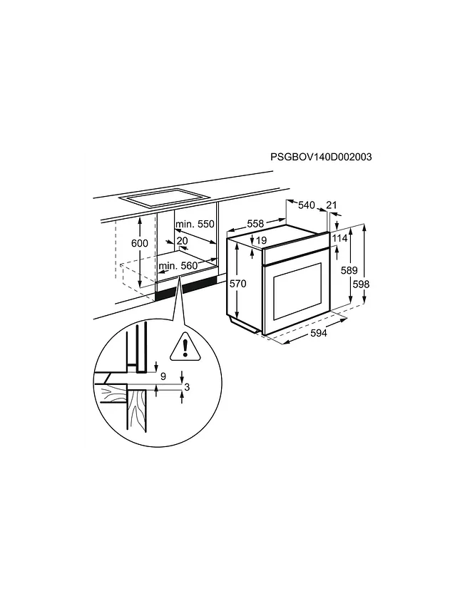 HORNO ELECTROLUX EZC2430AOX