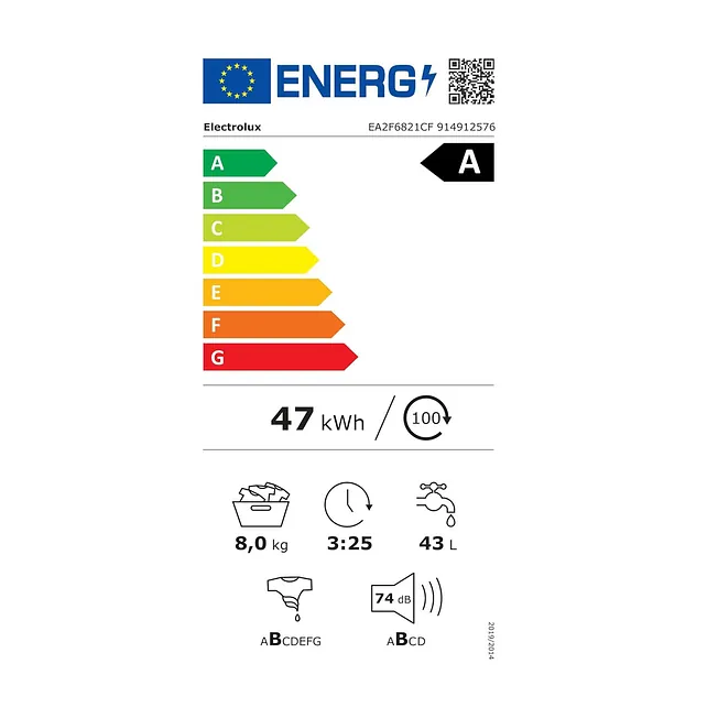LAVADORA ELECTROLUX EA2F6820CF