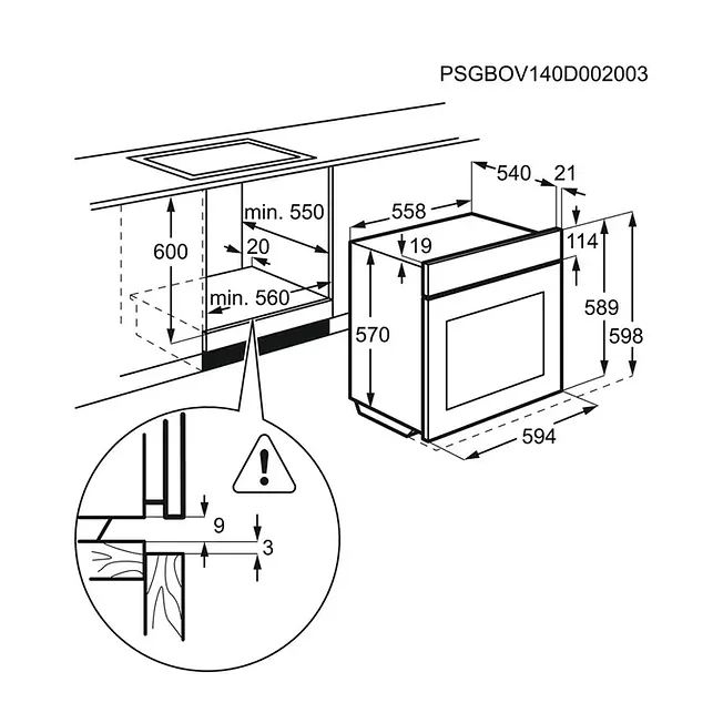 HORNO ELECTROLUX EZC2430AOX