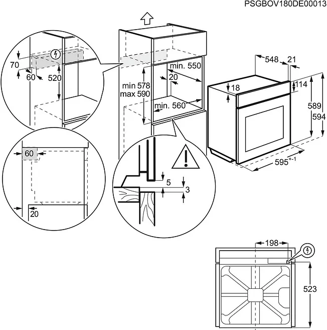 HORNO AEG BSE576321M
