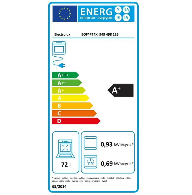 HORNO ELECTROLUX EOF4P74X