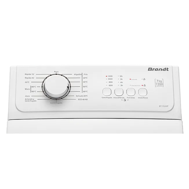 LAVADORA BRANDT BT17026P