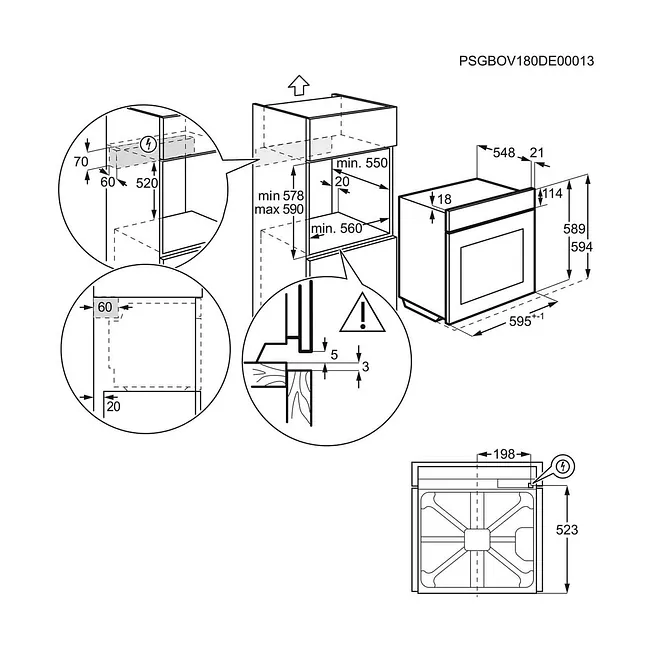 HORNO AEG BSE576321M